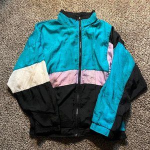 Rare Vintage 80s Dior Windbreaker Jacket Large